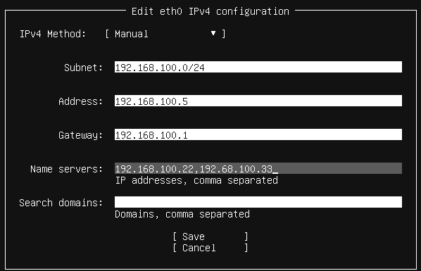 Config VM