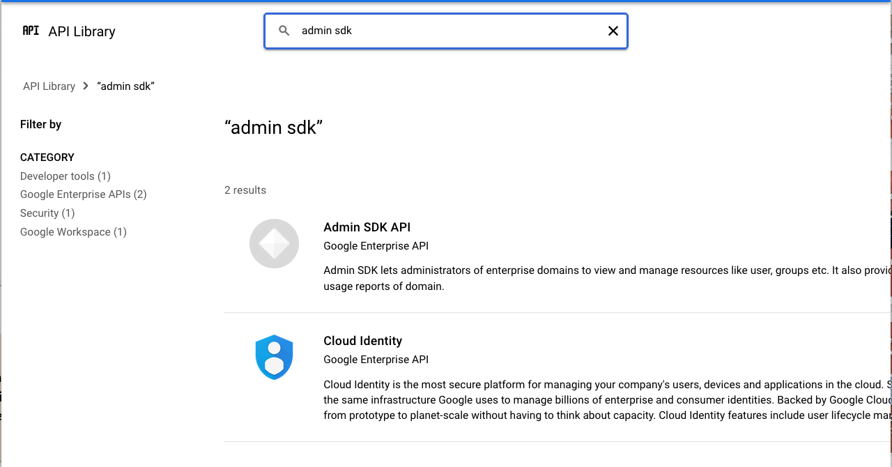 Admin SDK