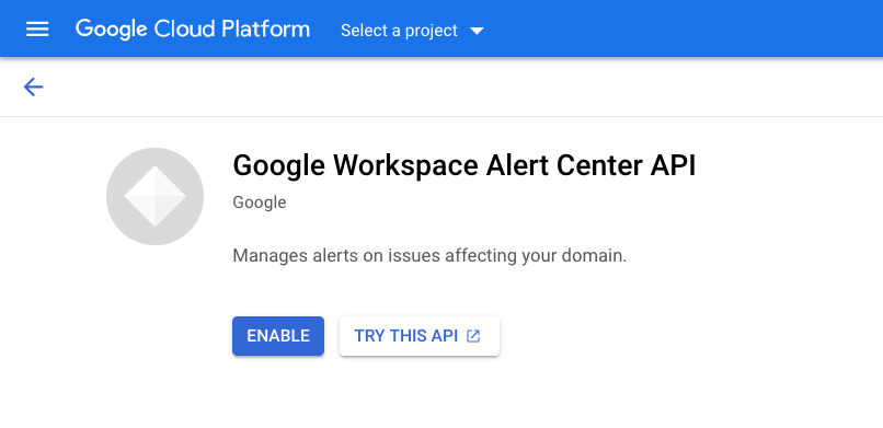 Alert Center API