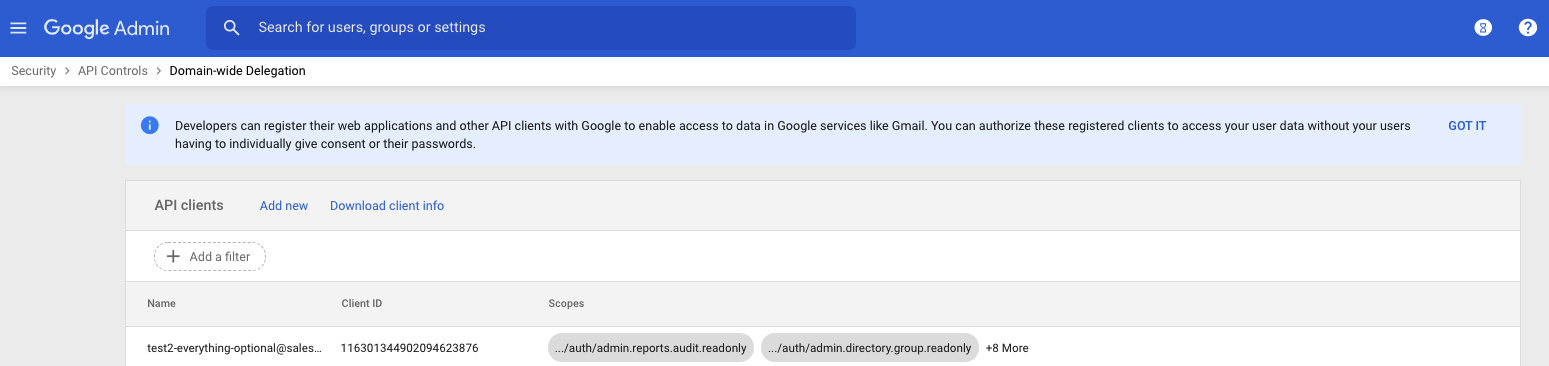 Domain-wide Delegation